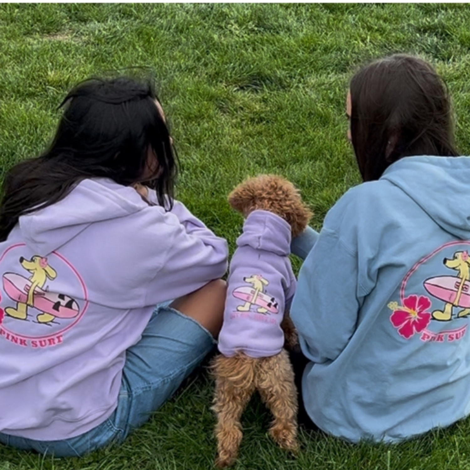 Life's Ruff, Surf’s Up Dog Hoodie – Pink Surf™ Exclusive