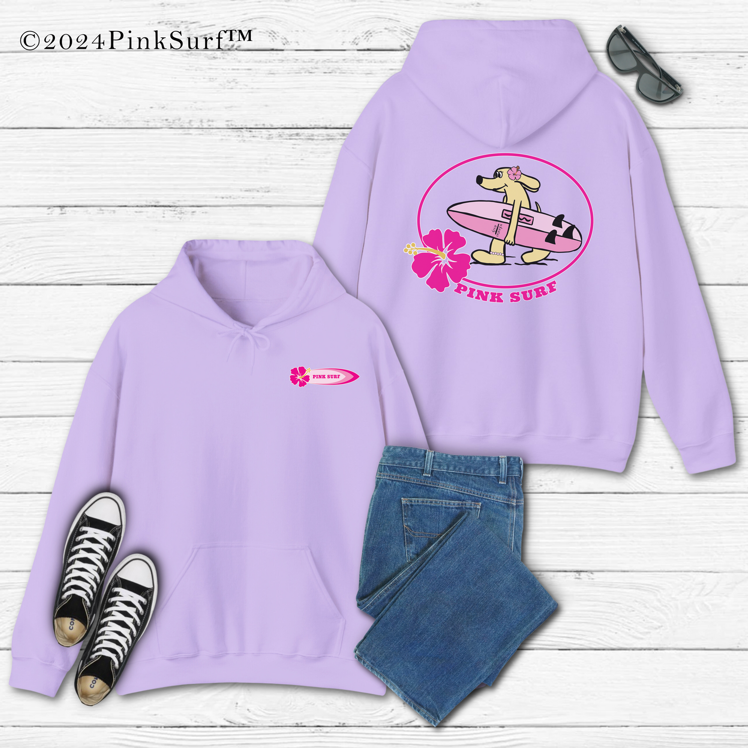 Pink Surf™ Exclusive Surf Pup Hoodie
