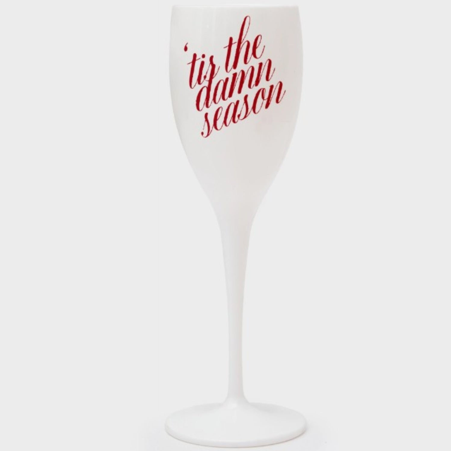 'Tis The Damn Season - Champagne Flute