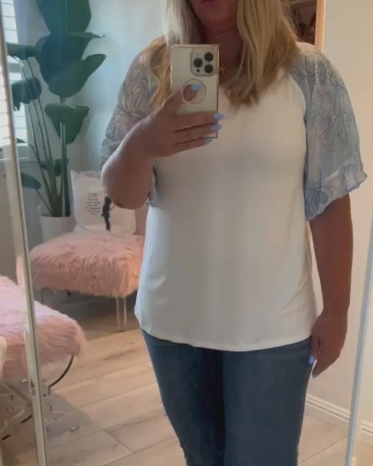 Sea Breeze Flutter Tee