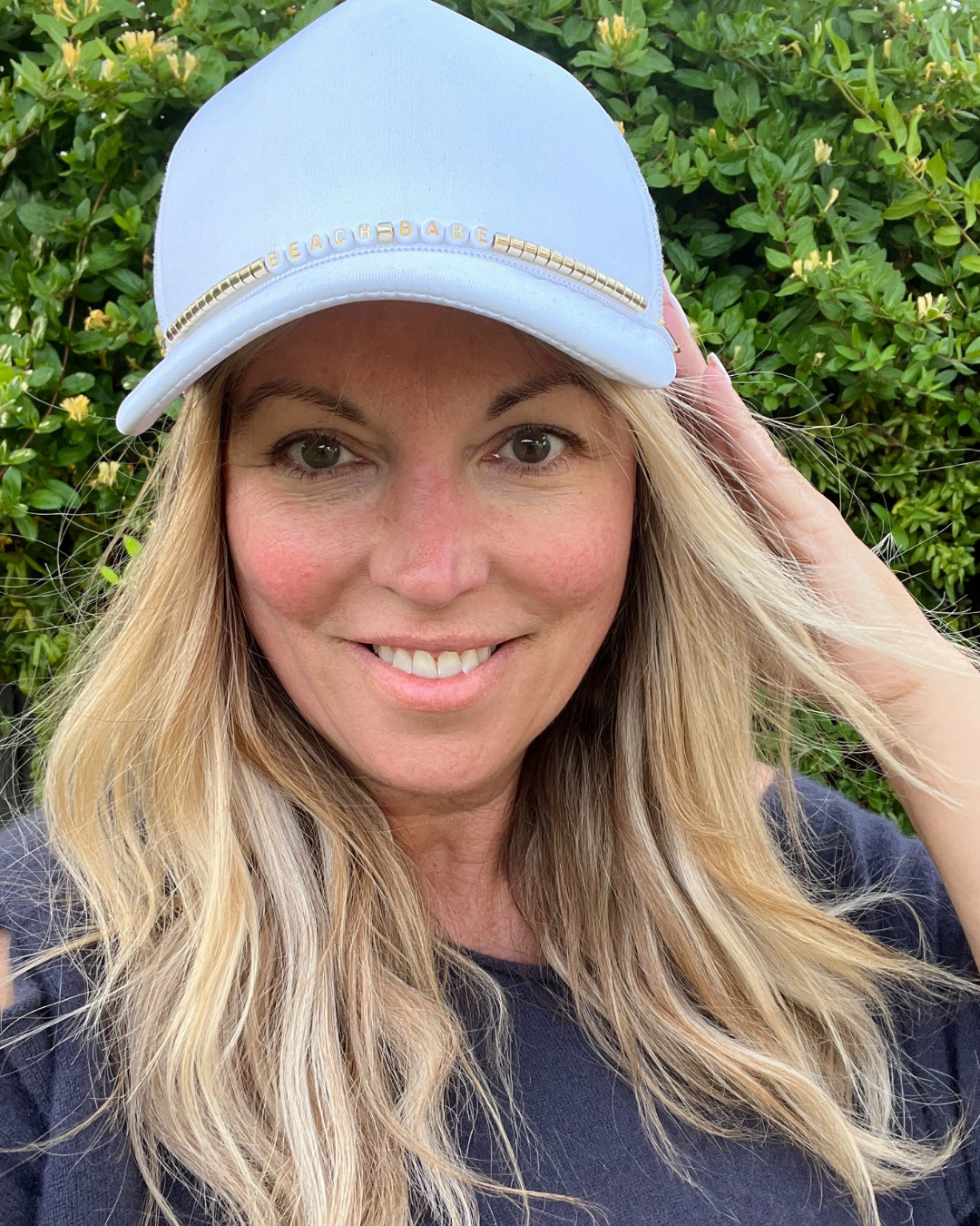 Beach Babe Trucker Hat – White