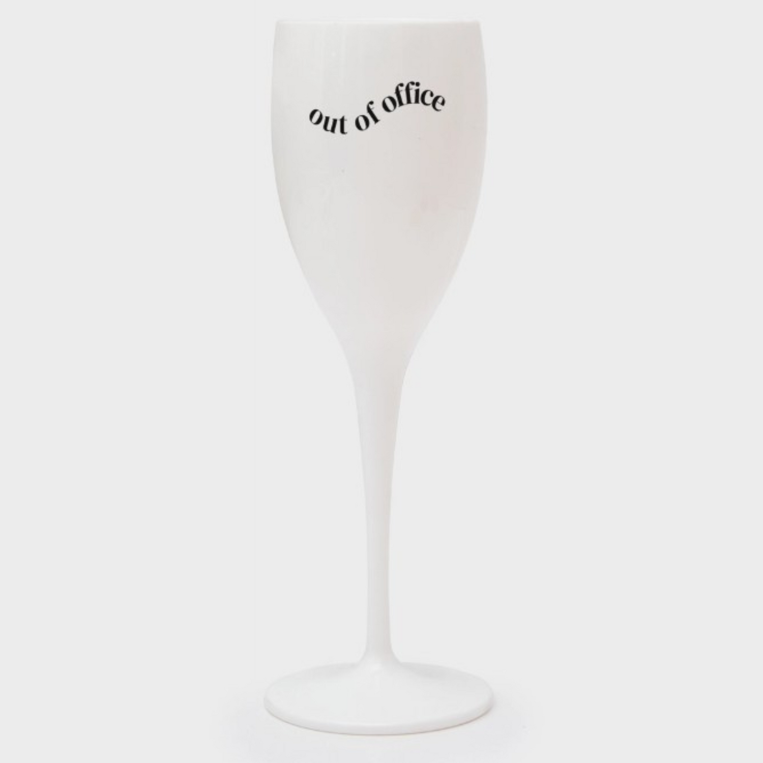 Out of Office - Champagne Flute