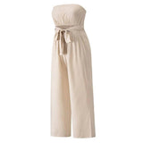 Strapless String Tie Jumpsuit DPJ1730